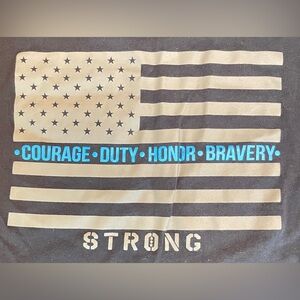 Strong by Lincoln Outfitters TShirt Mens Control Max Performance Gear Patriotic